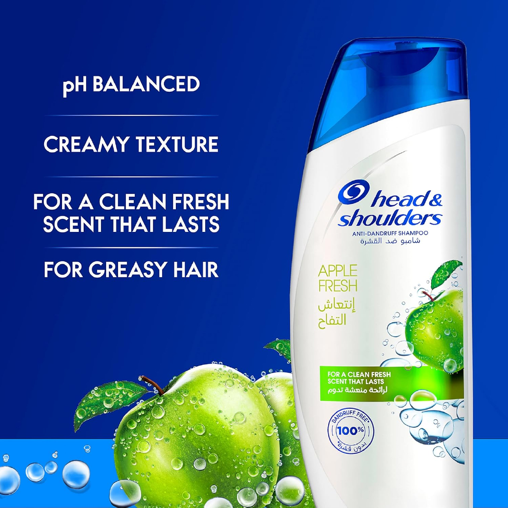 Head & Shoulders Apple Fresh Anti-Dandruff Shampoo 190ml